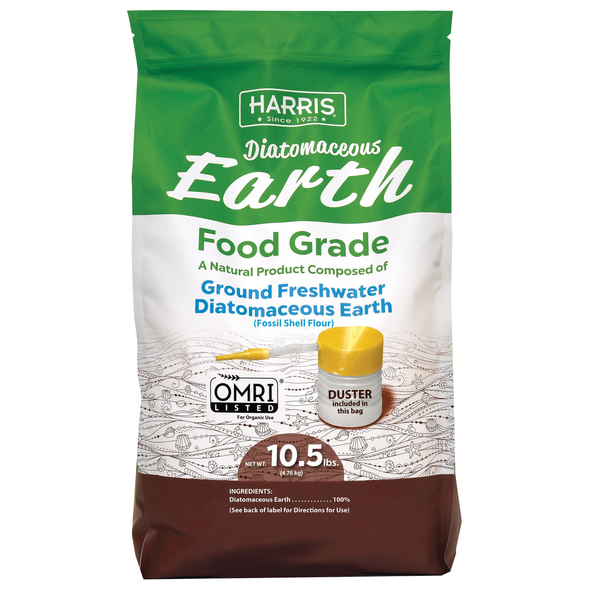 Harris Diatomaceous Earth Food Grade with Powder Duster - Pelzer, SC -  Rogers Feed