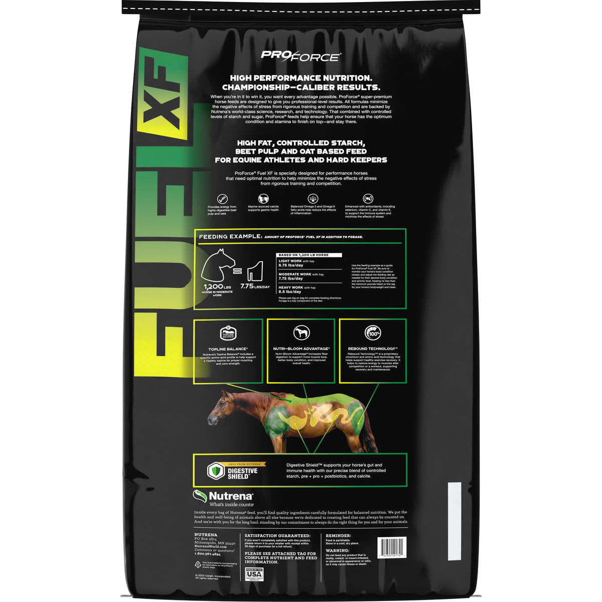 Nutrena® ProForce® Fuel XF Horse Feed - Pelzer, SC - Rogers Feed