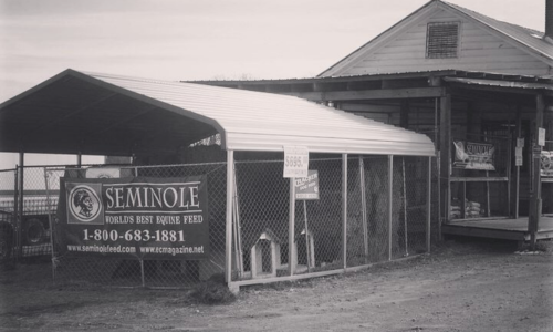 Roger's Feed store front when they first started