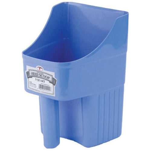 Little Giant 3 Quart Enclosed Feed Scoop (BLUE)